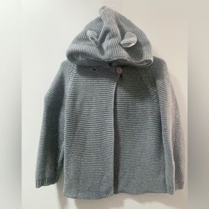 Stella McCartney pop-up ears hooded cardigan in 36 month